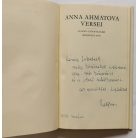 Anna Ahmatova: Anna Ahmatova versei  - Dedikált