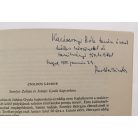 Zsoldos Sándor: Somlyó Zoltán és Juhász Gyula kapcsolata - Dedikált