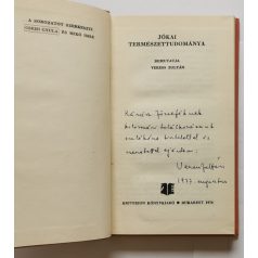   Veress Zoltán (szerk.): Jókai természettudománya  - Dedikált