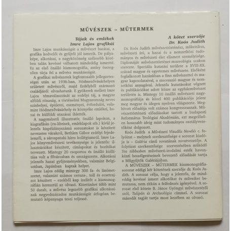 Koós Judith: Tájak és emlékek - Imre Lajos grafikái  - Dedikált