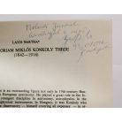 Lajos Bartha: In memorian Miklos Konkoly Thege (különlenyomat) - Dedikált