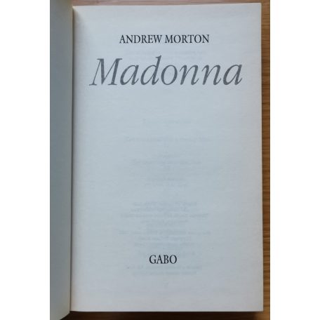 Andrew Morton: Madonna