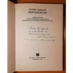 Endre Károly: Periandrosz  (Dedikált!)