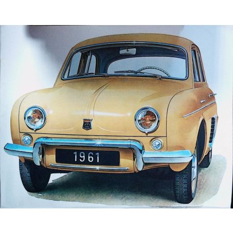 Auto Renault Dauphine. [Német nyelvű típus-ismertető, műszaki leírással