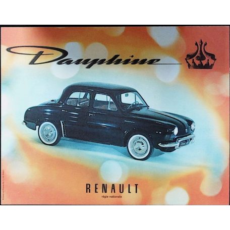 Auto Renault Dauphine. [Német nyelvű típus-ismertető, műszaki leírással