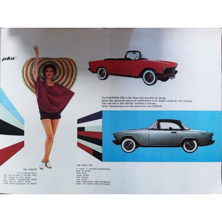 Auto Simca Aronde P60 (1958–1964). [Angol nyelvű típusismertető, műszaki leírással] 