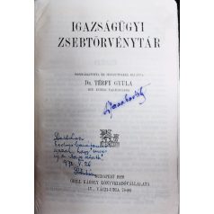 Térfy Gyula, Dr: Igazságügyi zsebtörvénytár