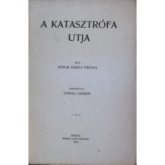 Nowak Károly Frigyes: A katasztrófa útja