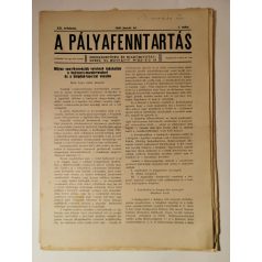   A pályafenntartás - XII. évf. 1940 (1-3, 5-11. lapszámok)