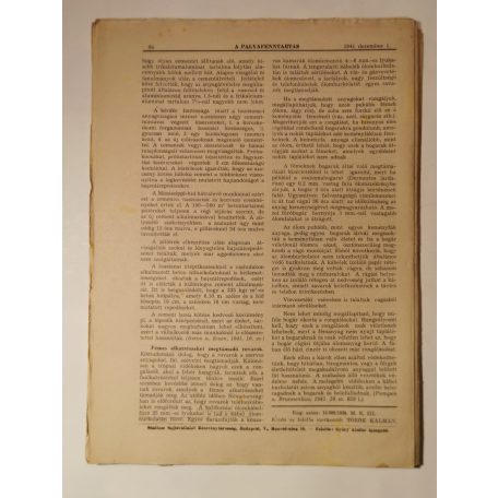 A pályafenntartás - XIII. évf. 1941 (2, 4-6, 8-12. lapszámok)