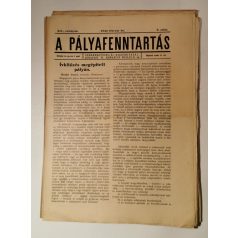   A pályafenntartás - XIV. évf. 1942 (1-4, 6-9, 11-12. lapszámok)