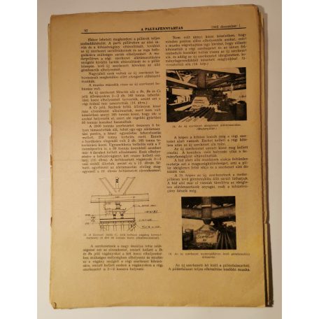 A pályafenntartás - XIV. évf. 1942 (1-4, 6-9, 11-12. lapszámok)