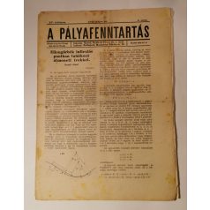   A pályafenntartás - XV. évf. 1943 (2, 5-7, 9-12. lapszámok)