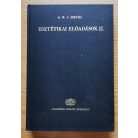 Georg Wilhelm Friedrich Hegel: Esztétikai előadások I-III.