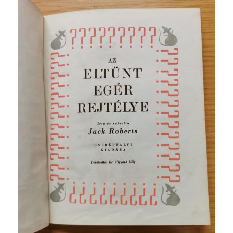 Jack Roberts: Az eltünt egér rejtélye