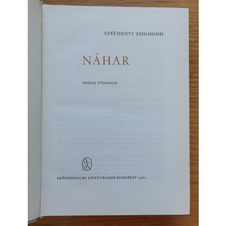 Széchenyi Zsigmond: Náhar