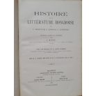 Endrődi - Kardos - Horváth: Histoire de la Littérature Hongroise