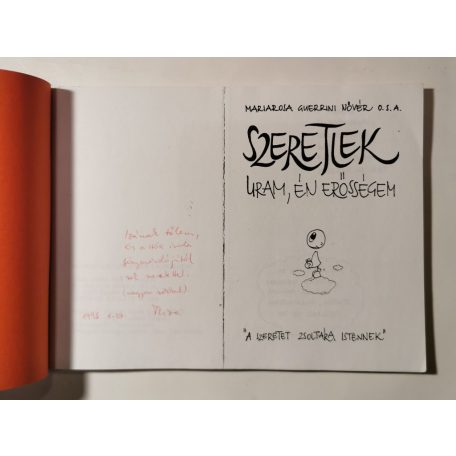 Mariarosa Guerrini nővér: Szeretlek uram, én erősségem (fénymásolt)