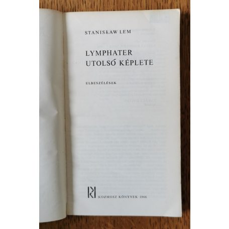 Stanisław Lem: Lymphater utolsó képlete