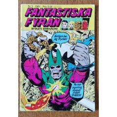   Fantasztikus Négyes - Fantastiska Fyran 1981/3 (svéd nyelvű képregény)
