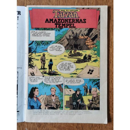 Edgar Rice Burroughs: Tarzan 1985/4 (svéd nyelvű képregény)