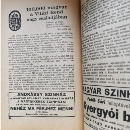 Halász Sándor, Dr (szerk.): 8 Órai Ujság évkönyve 1941 