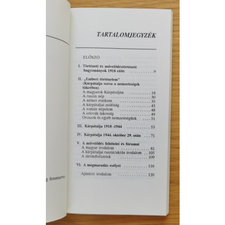 S. Benedek András: Kárpátalja története és kultúrtörténete