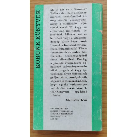 Stanislaw Lem: Summa technologiae