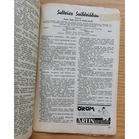 Rejtő Jenő - Görög László: Sulteisz Szibériában - bohózat