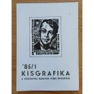Semsey Andor: Kisgrafika '85/1, 3. (A Kisgrafika Barátok Köre értesítője)