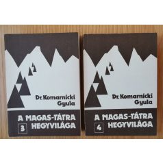Komarnicki Gyula, Dr: A Magas-Tátra hegyvilága 1-7. 