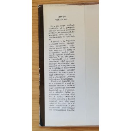 L. Vasziljev: Telepátia