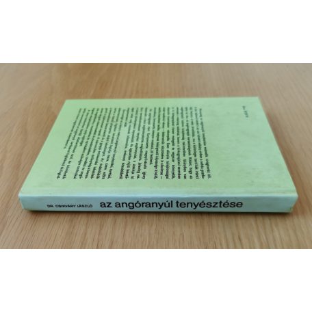 Csikváry László, Dr: Az angóranyúl tenyésztése