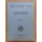 Mészáros György: A Magyarországi szinto cigányok (történetük és nyelvük) Dedikált!