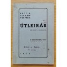 Hidegkúti Mihály, p.: Skócia, Izland, Norvégia. Útleírás. 1938. julius 14 – augusztus 22.