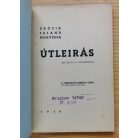 Hidegkúti Mihály, p.: Skócia, Izland, Norvégia. Útleírás. 1938. julius 14 – augusztus 22.