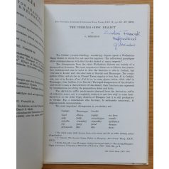  G. Mészáros: The Cerhari Gipsy Dialect (Dedikált!)