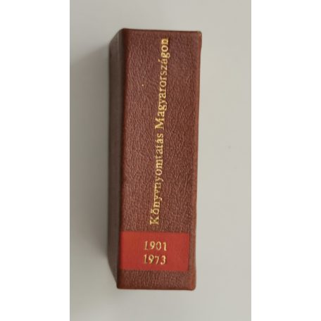 Végh Oszkár: Könyvnyomtatás Magyarországon 1901-1973 (minikönyv)