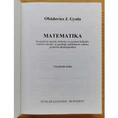 Obádovics J. Gyula: Felsőbb matematika