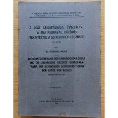   Rotarides Mihály, Dr: A lösz csigafaunája, összevetve a mai faunával, különös tekinetel a szegedvidéki löszökre