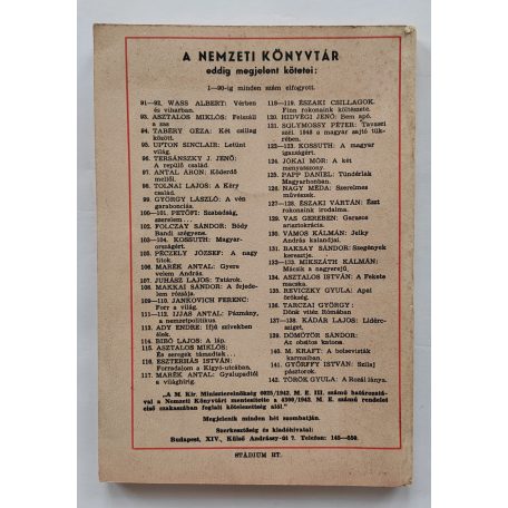 Markó Árpád: Elfelejtett magyar hadvezérek. Nemzeti könyvtár. VI. évf. 143-144. sz.