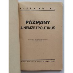   Ijjas Antal: Pázmány a nemzetpolitikus Nemzeti könyvtár. VI. évf. 111- 112. sz
