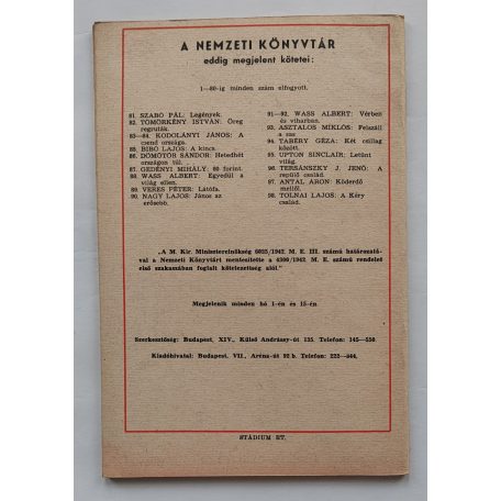 György László: A vén garabonciás Nemzeti könyvtár. V. évf. 99. sz.