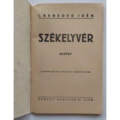   I. Benedek Irén: Székelyvér Nemzeti könyvtár. III. évf. 60. sz.