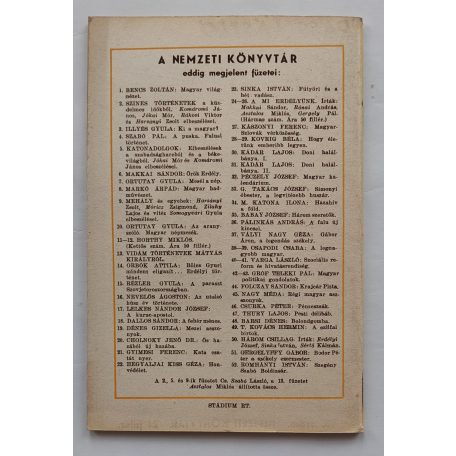 Pass László: Nimród népe Nemzeti könyvtár. III. évf. 53. sz.