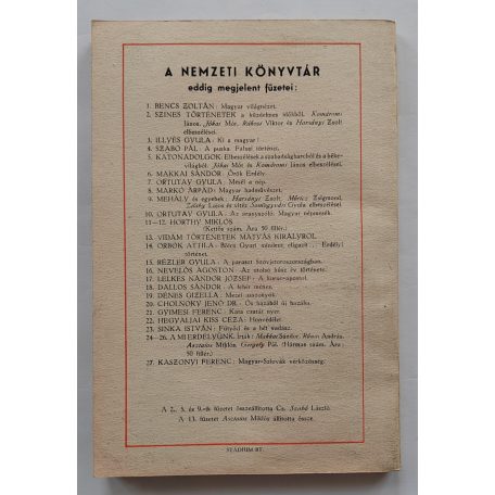 Kovrig Béla: Hogy életünk emberibb legyen. Nemzeti könyvtár. II. évf. 28-29. sz.