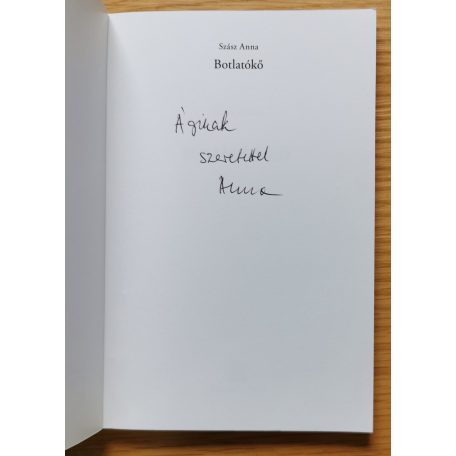 Szász Anna: Botlatókő 