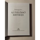 Immanuel Kant: Az ítélőerő kritikája