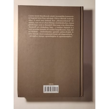 Ernst Cassirer: Kant élete és műve