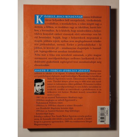 Forgács József (Joseph P. Forgas): A társas érintkezés pszichológiája